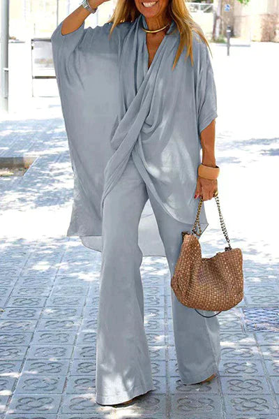 Regina - Asymmetrisches Outfit-Set für Frauen