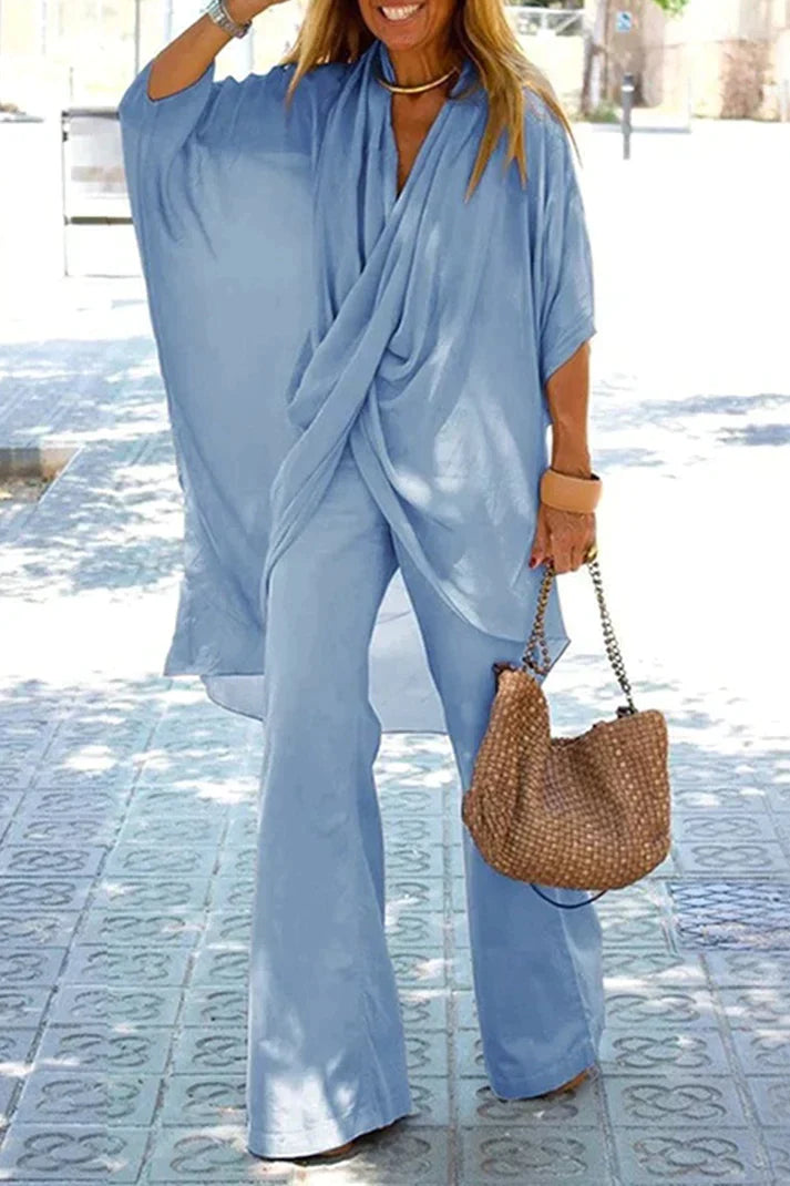 Regina - Asymmetrisches Outfit-Set für Frauen