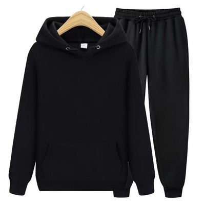 Herren Lässiges Kapuzenpullover Und Jogger Set | Lockerer Schnitt
