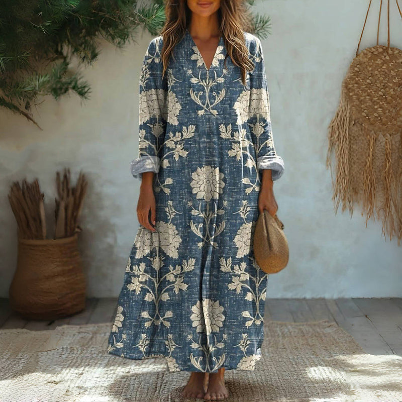 Marjan - Kleid mit Blumendruck im Vintage-Stil