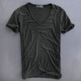 Maxim | Nachhaltiges Baumwoll-T-Shirt im Doppelpack – Dunkelgrau