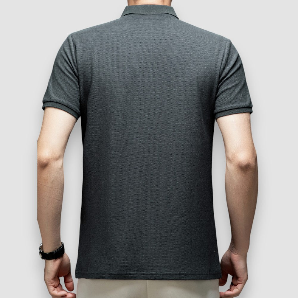 Laurent | Cotton Polo Shirt