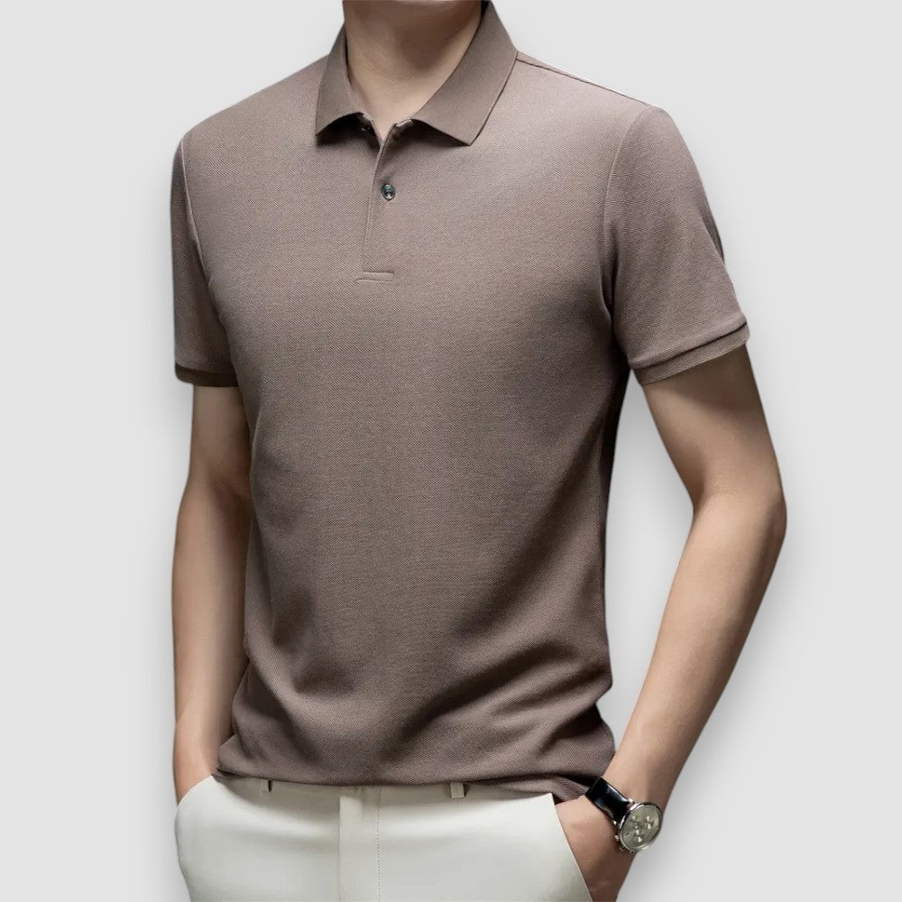 Laurent | Cotton Polo Shirt