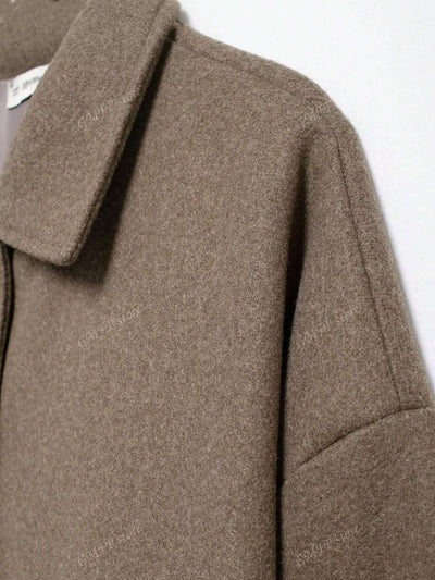 Cropped Wolljacke mit Knopfleiste – Zeitlos, Parisian & Herbstready