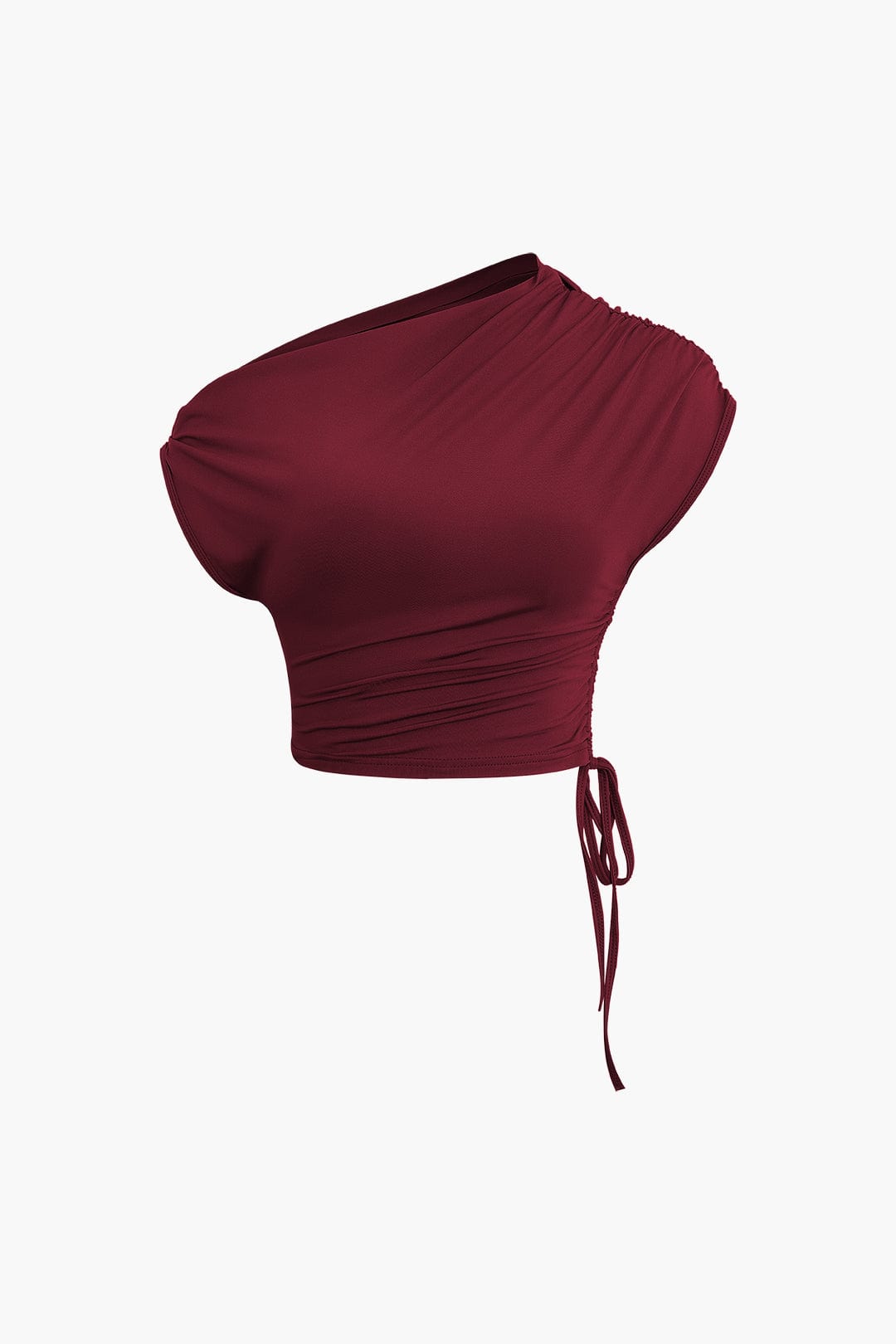 Melody | Asymmetrisches Zweiteiler-Set mit One-Shoulder Crop-Top & Maxi-Rock