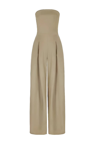 Raffiniert schulterfreier Jumpsuit