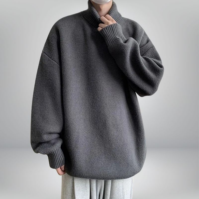 Jethro – Oversized Herrenpullover aus weichem Strick