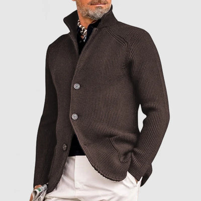 Klassische Strickjacke mit Knopfleiste für Männer