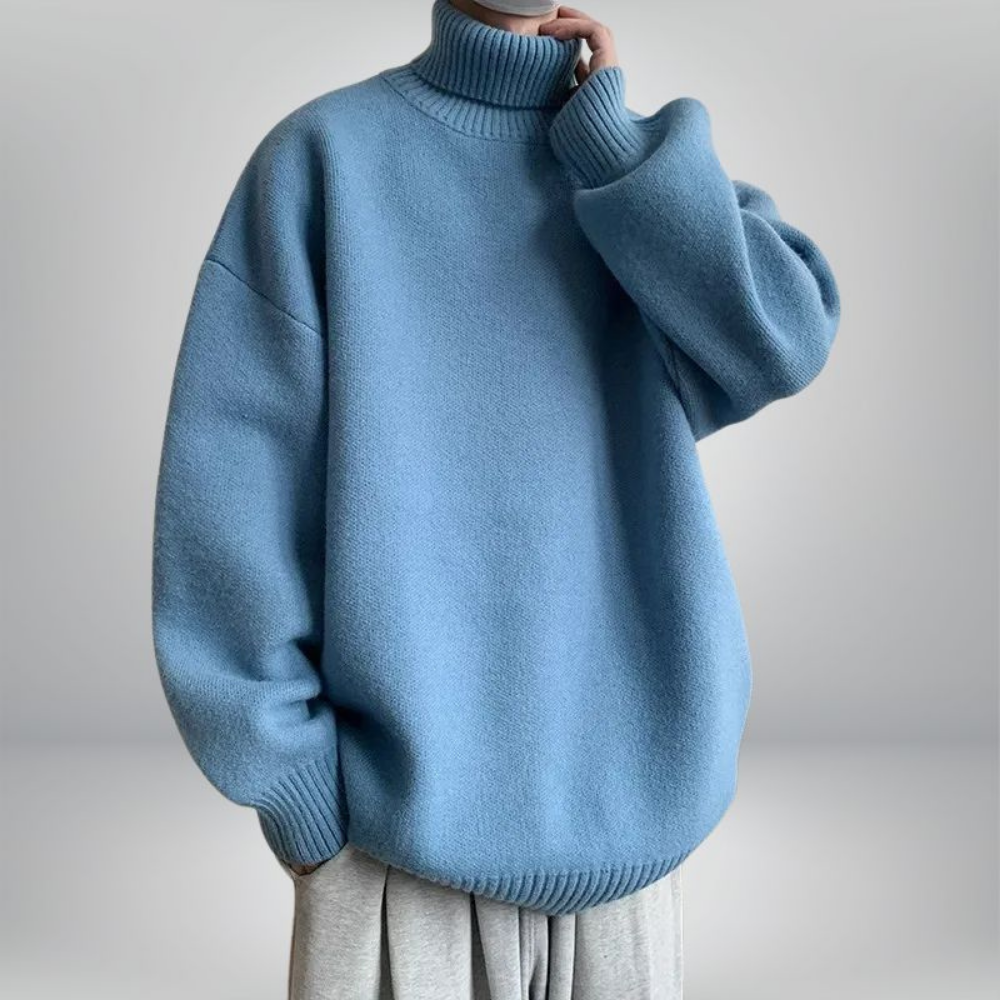 Jethro – Oversized Herrenpullover aus weichem Strick