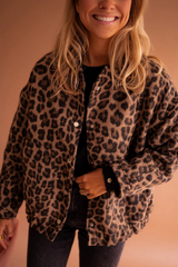 Felira | Trendige Statement-Jacke – Leopardenmuster