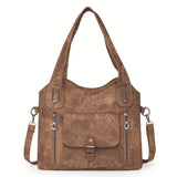 Franka – Vintage Schulter Handtasche – Braun