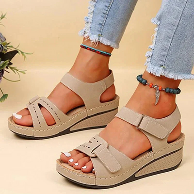 Stilvolle Sandalen Mit Offener Spitze Für Damen | Verstellbarer Riemen