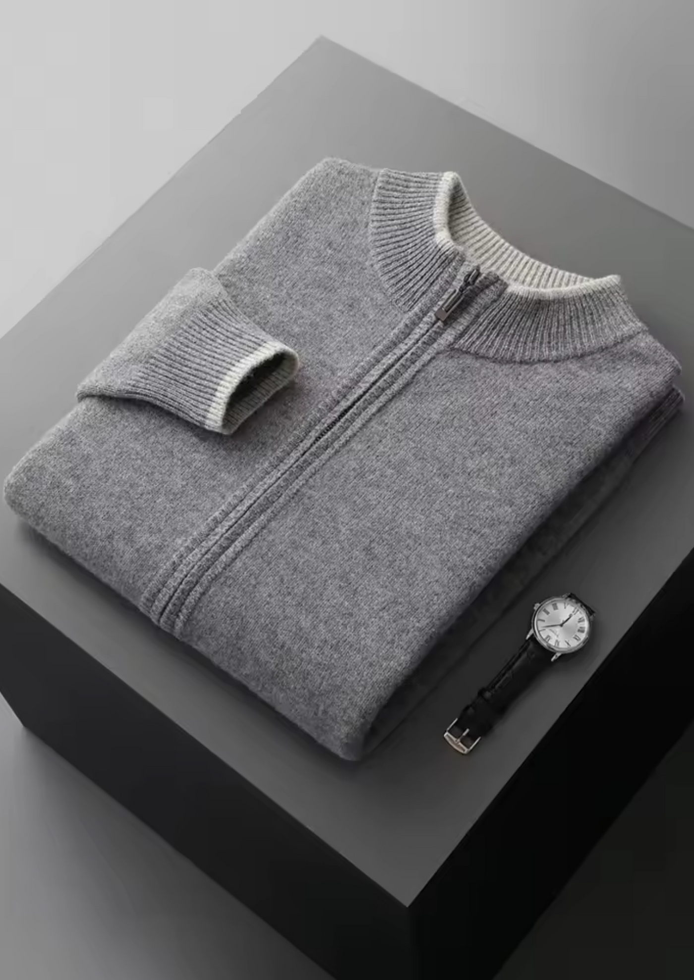 ERIC CARDIGAN MIT REISSVERSCHLUSS