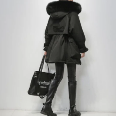 Damen Oversized Winter Warmer Parka Jacke | Gemütlich