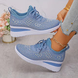 Sophie | Damen-Sneaker funkelnd & stylisch modern – Blau