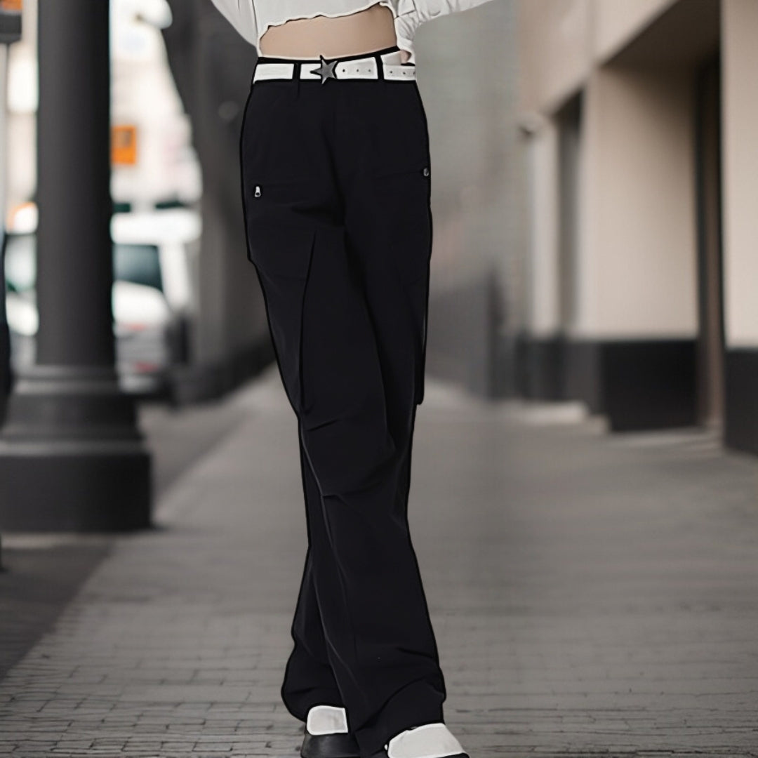 Bina® | Stylische Baggy-Cargohose mit Baggy-Passform