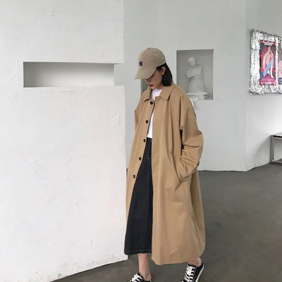 Stylischer Oversized Trenchcoat für Damen | Ideal für den Winter
