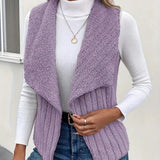 Sophie | Gemütliche und Moderne Damen Fleeceweste – Lila