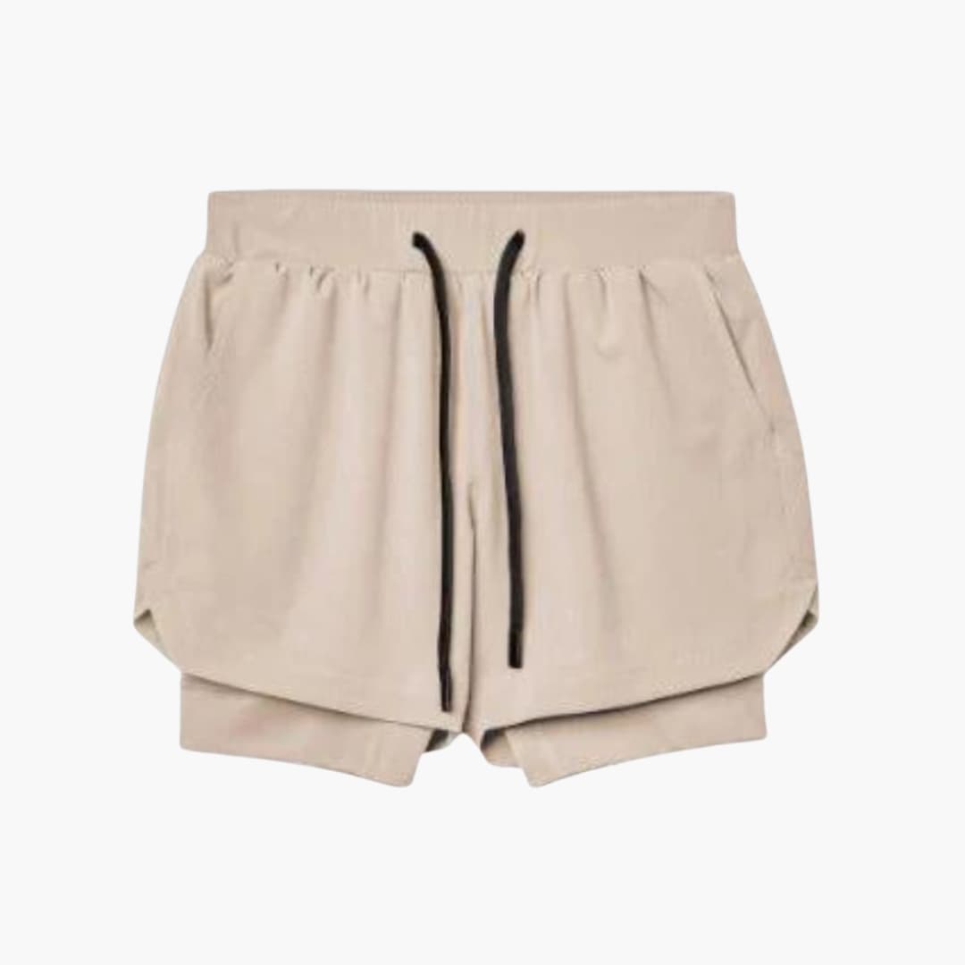 Herren Fitness Shorts mit Innenshorts für Sommertraining