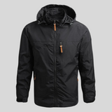 Oskar | Alpine Jacke in edler Passform für Herren – Schwarz