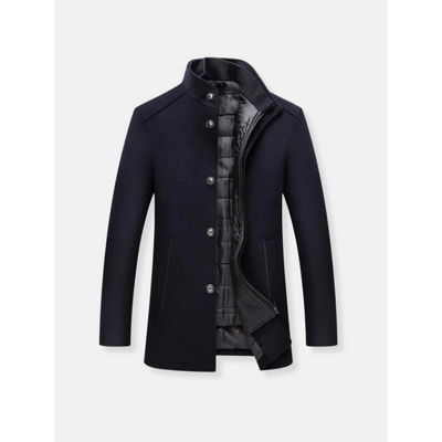 Herren Trenchcoat Mit Langen Ärmeln | Reißverschluss