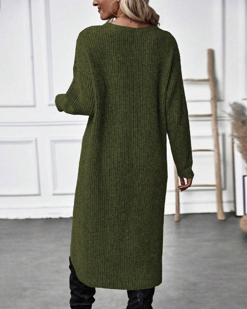 LINDSEY - ASYMMETRISCHER STRICKPULLOVER