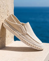Falkner - Strukturierte Slip-on-Espadrille – Beige