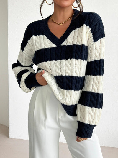 Alina® | Gestreifter Strickpullover