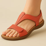 Herren-Sandalen mit erhöhtem Absatz – Orange