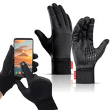 Touchscreen-Winterhandschuhe mit gutem Grip – Schwarz