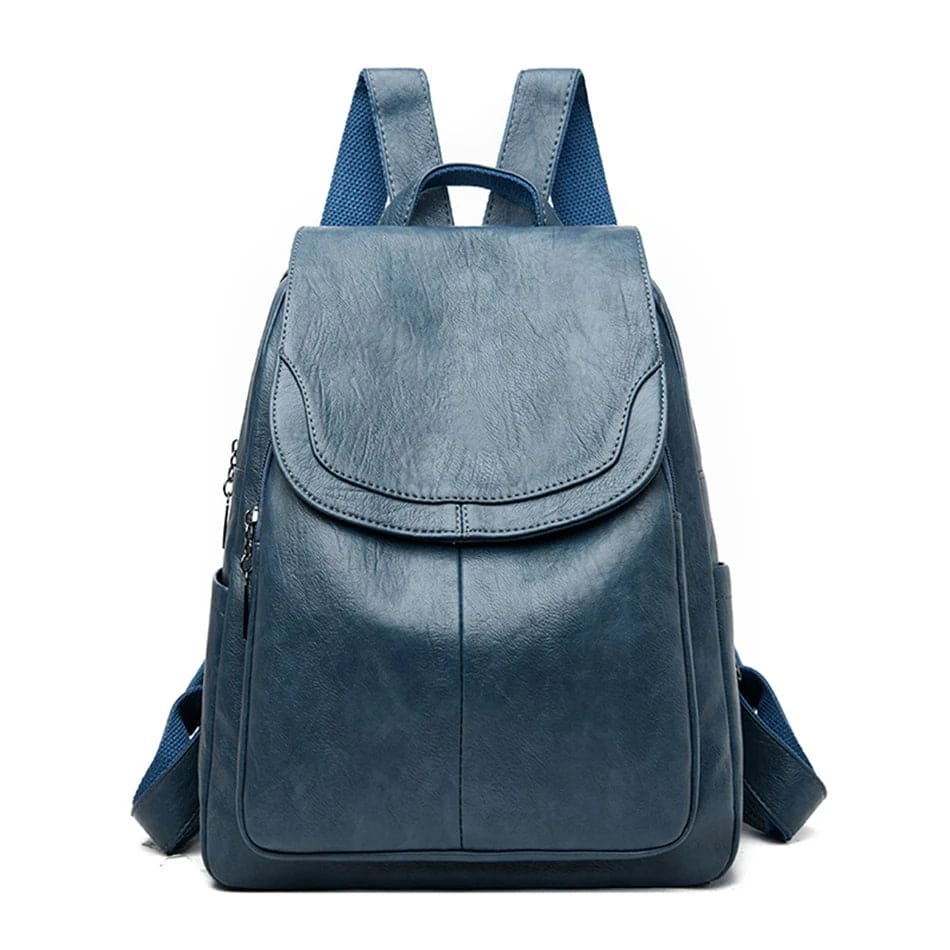 Diebstahlsicherer Lederrucksack