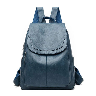 Diebstahlsicherer Lederrucksack