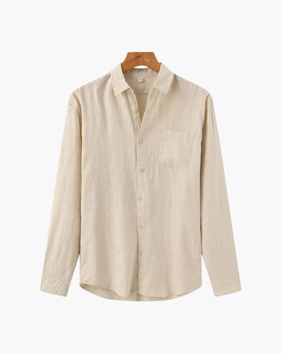 Herren Lässiges Button-Down Hemd | Langarm