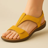 Herren-Sandalen mit erhöhtem Absatz – Gelb