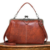 Elisabeth – Klassischer Charme Vintage Handtasche – Braun