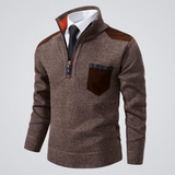 Simon | Herrenpullover elegant warm für die Winterzeit – Braun