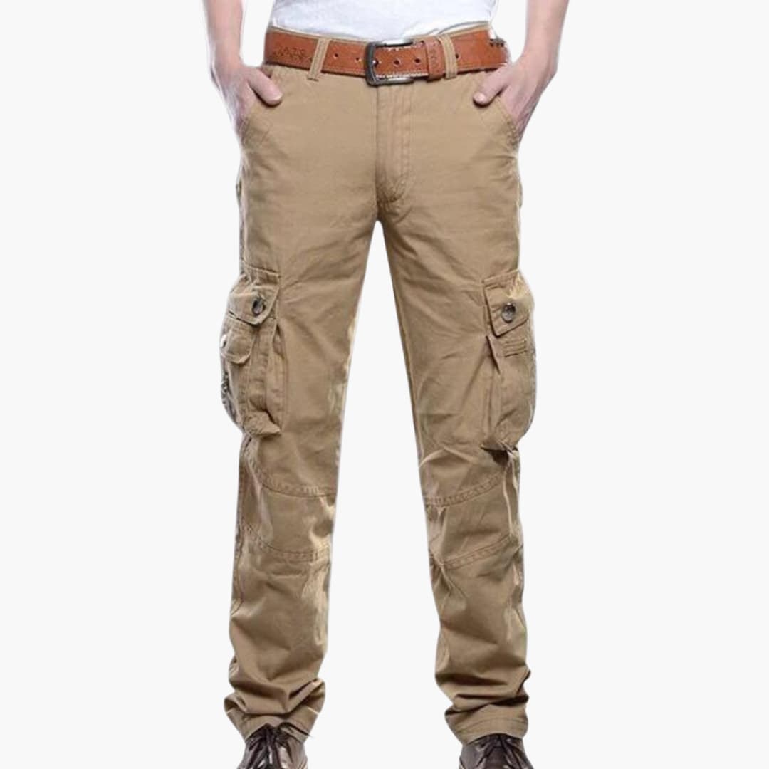 Herren Cargohose mit langen Beinen für Sommer
