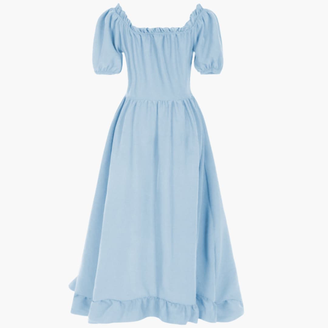 Oktoberfest Dirndl Kleid 2025 mit Rüschen für Damen