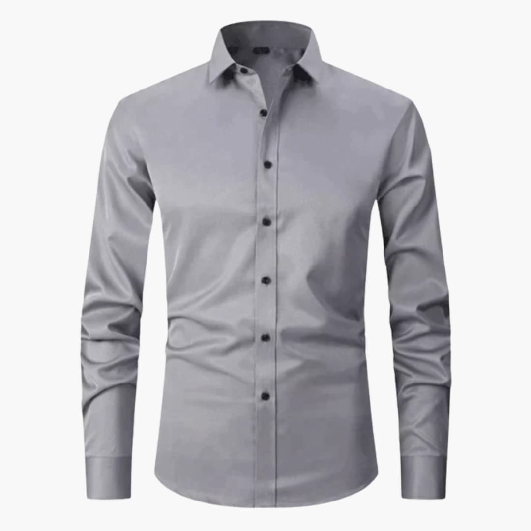 Herrenhemd mit Stretch und langen Ärmeln für jede Saison