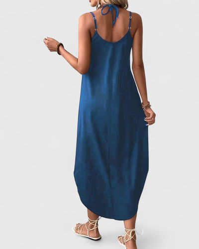 Tracie – Langes Kleid Mit Lose V Ausschnitt