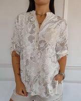 Mila | Elegante Bluse Damen Mit Pocket – Weiß