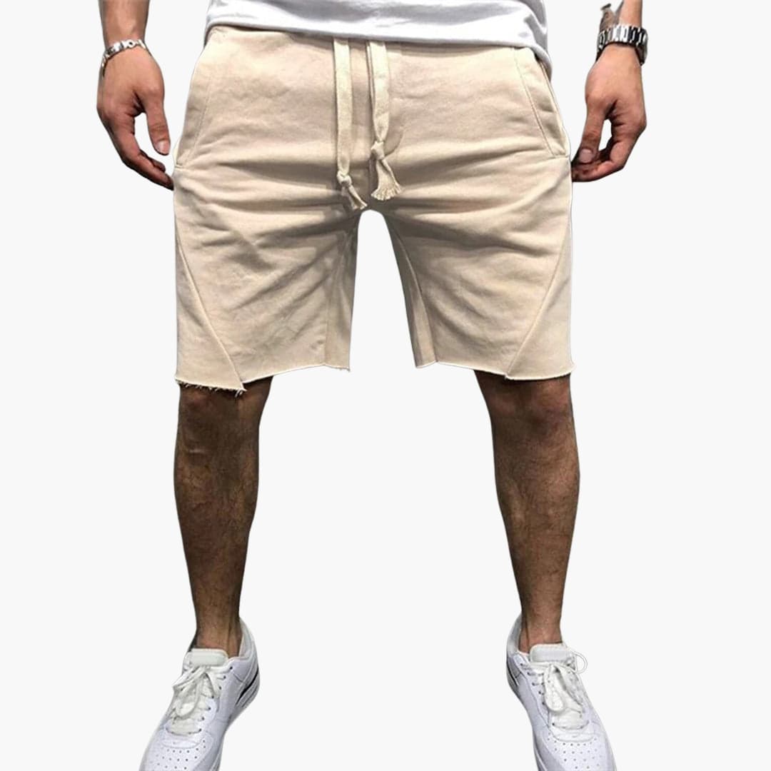 Herren Shorts knielang mit Kordelzug für den Sommer