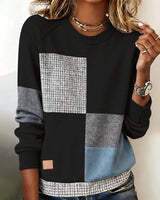 Mia | Modischer Damen Pullover farbig modern & casual – Schwarz