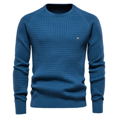 Herren Warmer Gemütlicher Stylischer Rundhals Strickpullover | Langarm