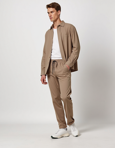 VALE | AIDEN – Beige two-piece set