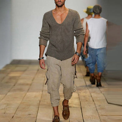 Talon - Herren Pullover Mit V Ausschnitt Und Strickmuster