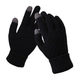 Eive | Gestrickte Handschuhe mit Touchscreen – Schwarz