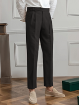 Theresa | Plissierte Damen-Hose stylisch & modern – Schwarz