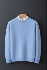 Sterling Kaschmir-Couture-Pullover – Himmelblau