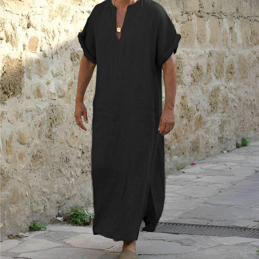 Kurzärmliger Thobe Für Herren | Knöchellang